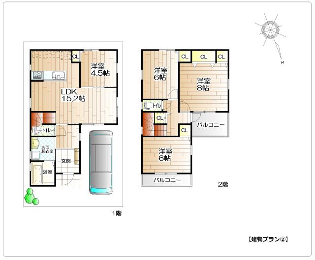 【建物プラン②】|尼崎市塚口本町6 売土地