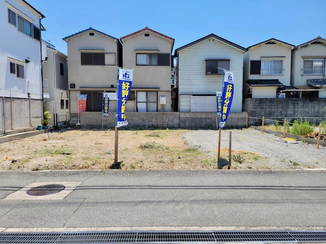 【現地外観・前面道路】|尼崎市塚口本町6 売土地